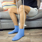 Colocador de calcetines sin agacharse para personas mayores y discapacitadas