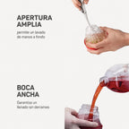 Comedero para colibríes a prueba de abejas con posadero - Capacidad 473 ml