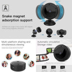 Cámara de seguridad doméstica compacta 1080P HD WiFi con visión nocturna infrarroja