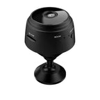Cámara de seguridad HD compacta con visión nocturna y control remoto mediante aplicación