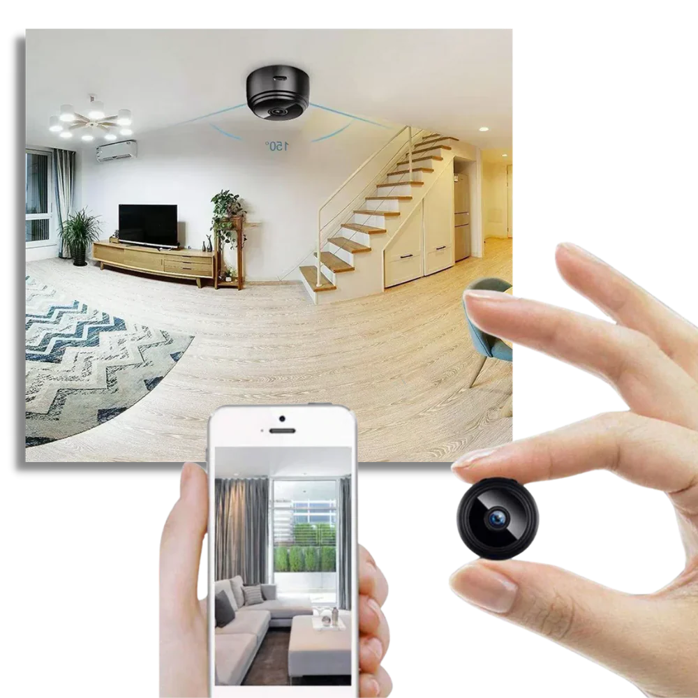 Mini cámara de seguridad inalámbrica para el hogar y la oficina