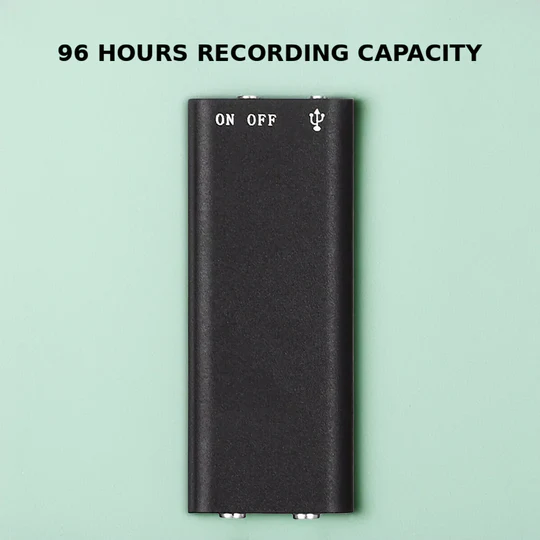 Grabadora portátil activada por voz para audio nítido