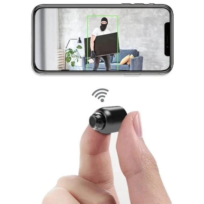 Cámara de seguridad WiFi HD compacta para el hogar y las mascotas