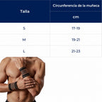 Compresión con infusión de cobre para aliviar el dolor de muñeca – Férula transpirable y discreta para uso diario y depo