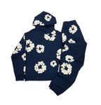 Conjunto athleisure sudadera con capucha y jogger con estampado floral