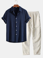 Conjunto de hombre con look veraniego