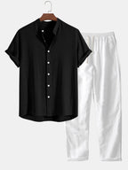 Conjunto de hombre con look veraniego