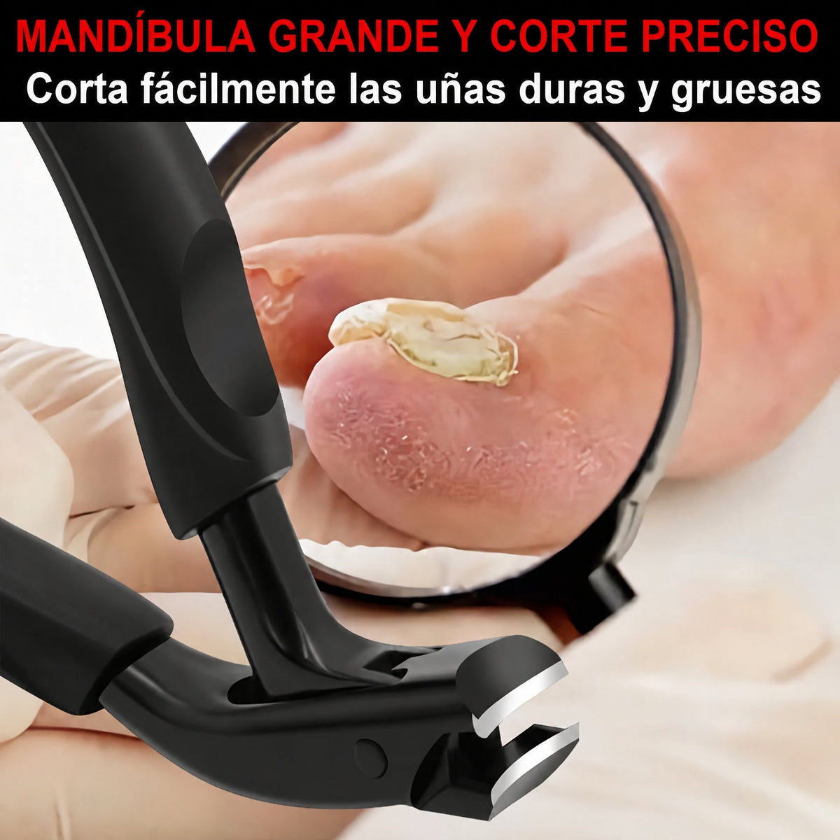 Cortaúñas profesional para pies – Fuerte y cómodo