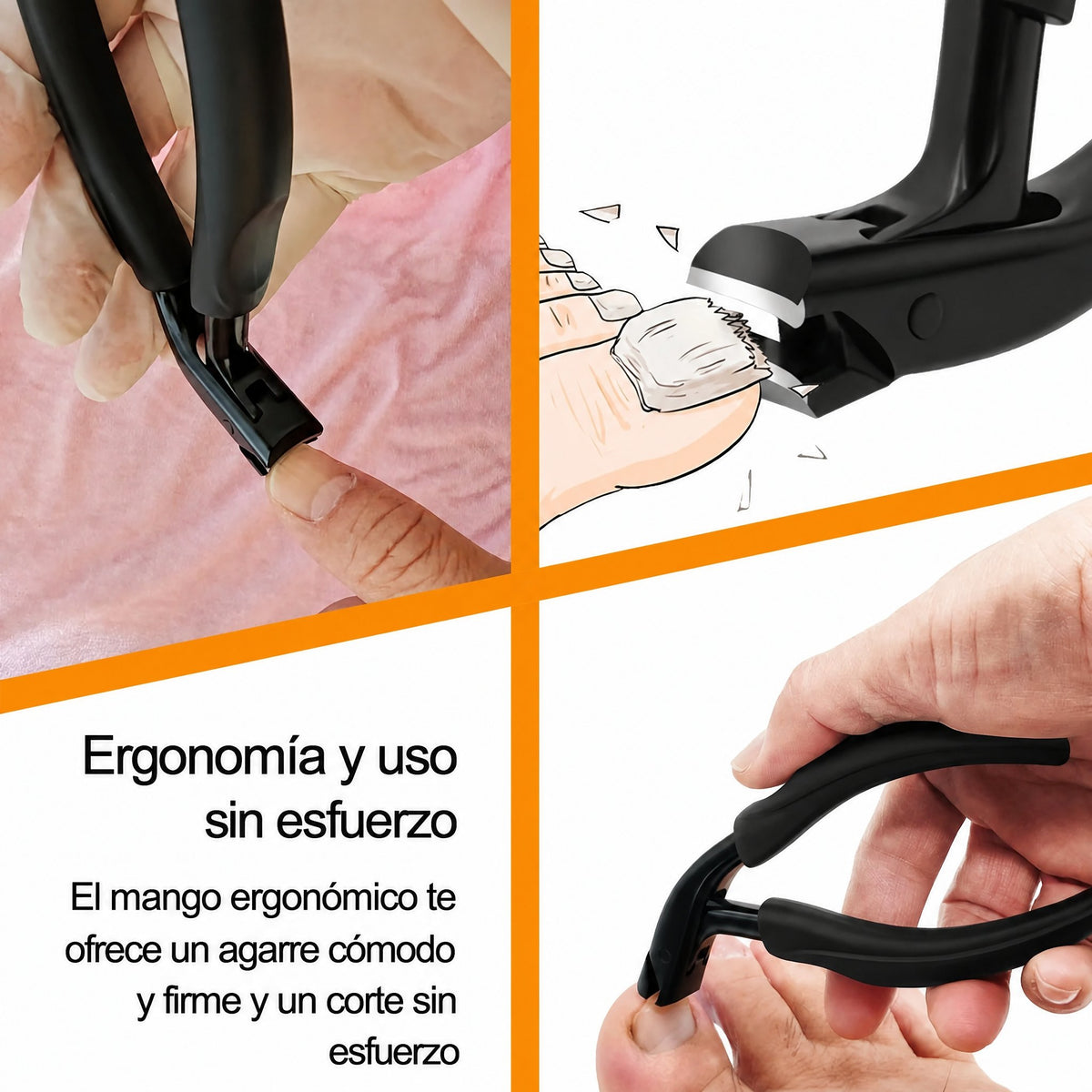 Cortaúñas profesional para pies – Fuerte y cómodo