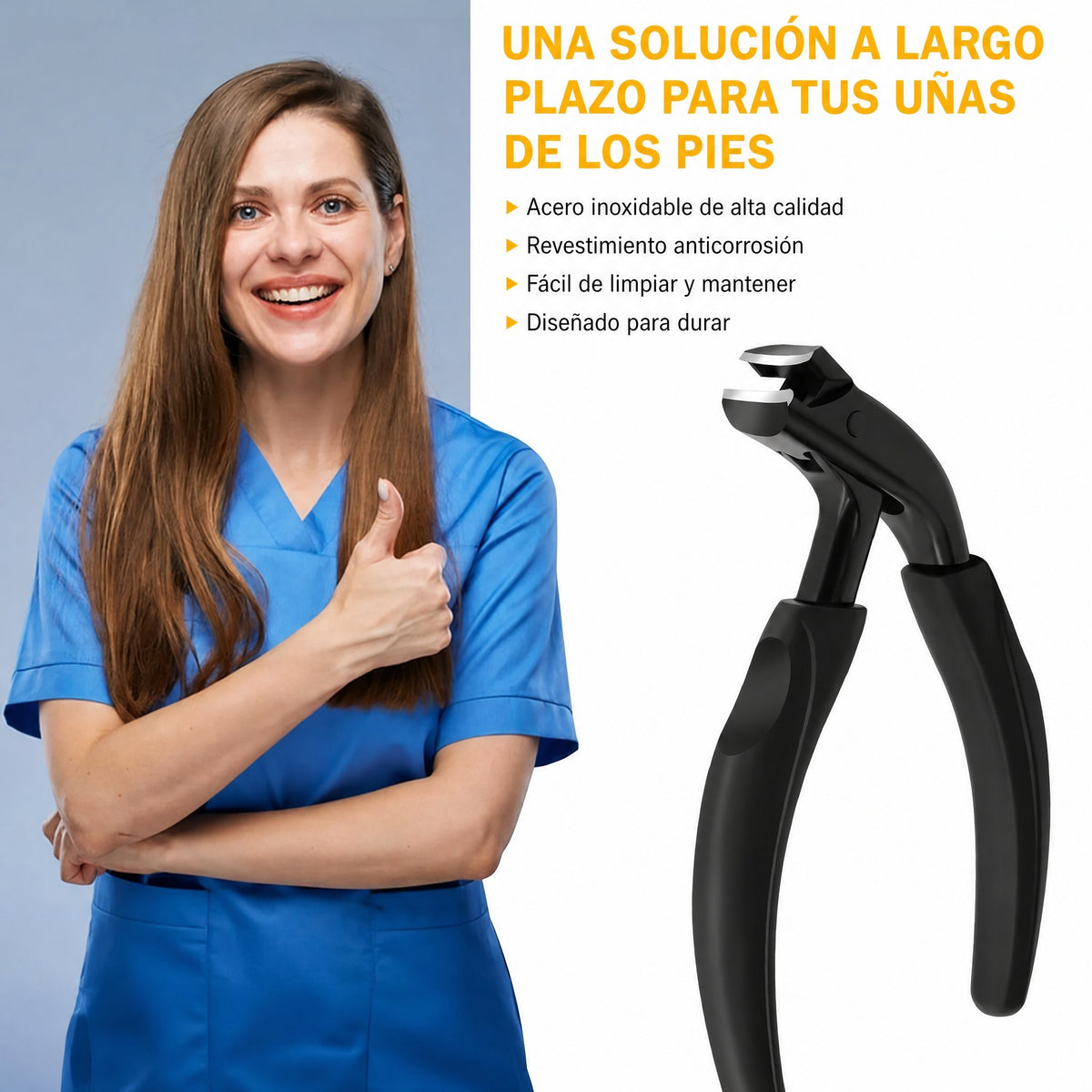 Cortaúñas profesional para pies – Fuerte y cómodo