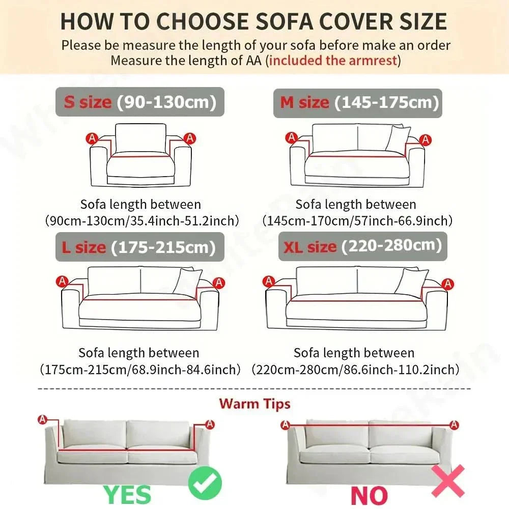COUCHWRAP – Funda de sofá antideslizante y cómoda