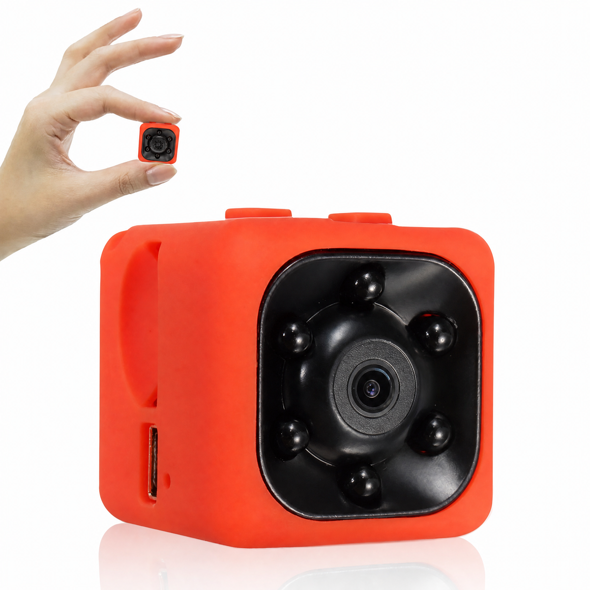 Mini grabadora de voz con detección de movimiento y visión nocturna Full HD