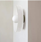 Lámpara de techo de cristal estilo escandinavo verde amarillo blanco – Iluminación ambiental para sala de estar y dormitorio