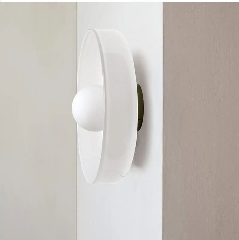 Lámpara de techo de cristal estilo escandinavo verde amarillo blanco – Iluminación ambiental para sala de estar y dormitorio