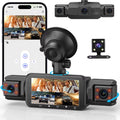 Dash cam inalámbrica delantera y trasera para coche con visión nocturna
