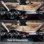 Dash cam inalámbrica delantera y trasera para coche con visión nocturna