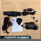 Dash cam inalámbrica delantera y trasera para coche con visión nocturna