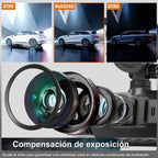 Dash cam inalámbrica delantera y trasera para coche con visión nocturna
