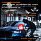 Dash cam inalámbrica delantera y trasera para coche con visión nocturna