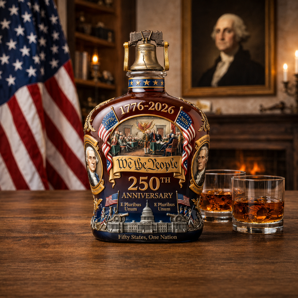 Decantador de whisky decorativo de cristal sin plomo
