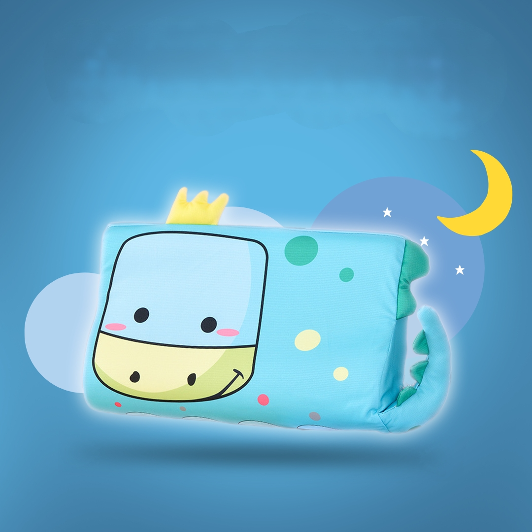 CuddlyPillow – Almohada ergonómica transpirable para niños | Soporte para el cuello y posición saludable para dormir