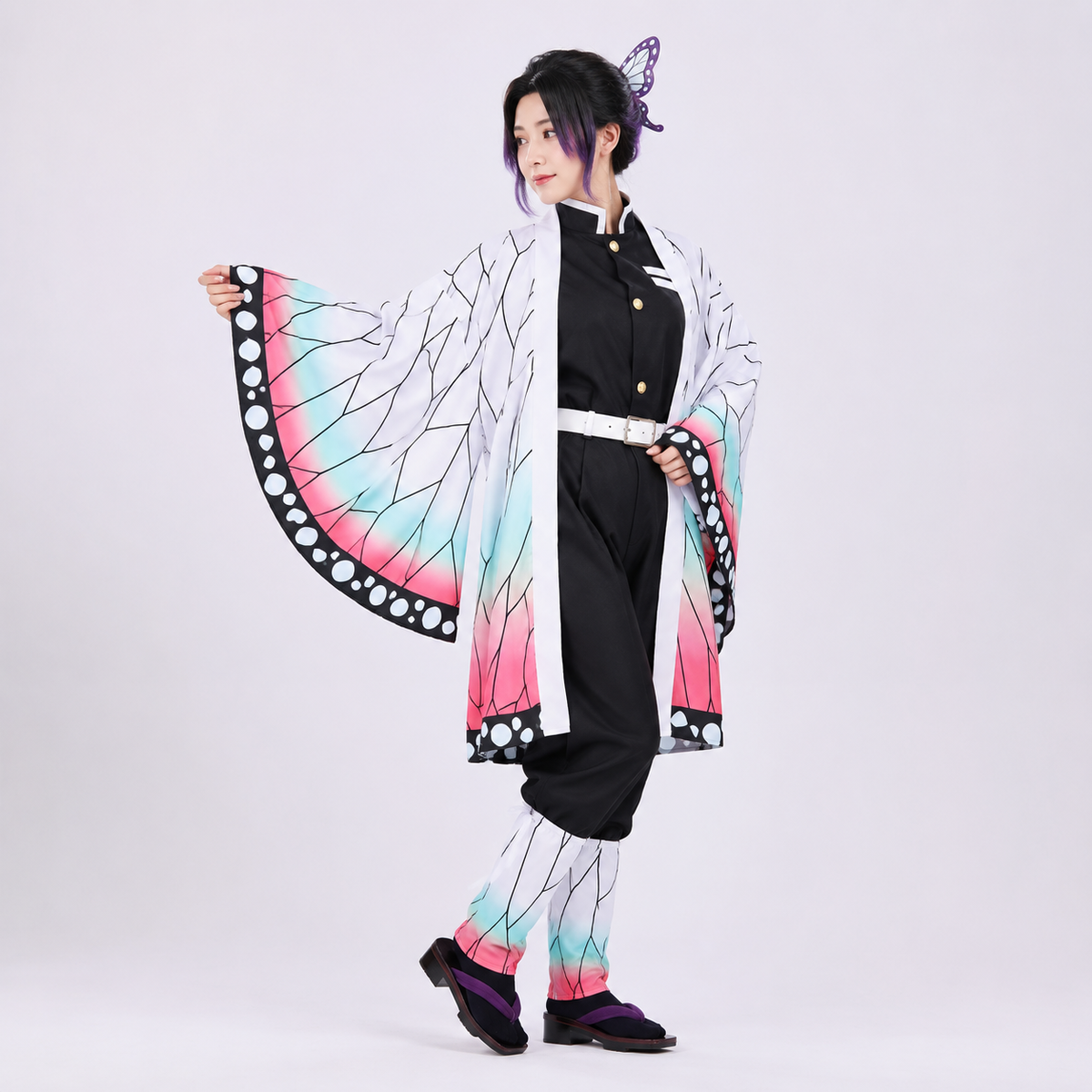 Disfraz de Halloween kimono anime con espada para cosplay