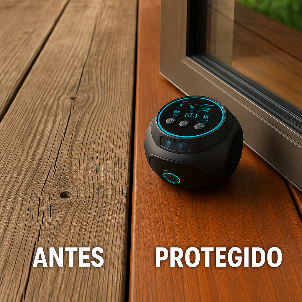 Dispositivo repelente ultrasónico para abejas y avispas | Sin productos químicos. Cobertura de 360° para el control de p