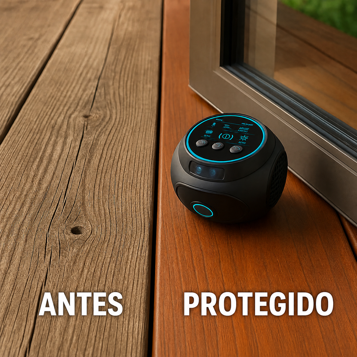 Dispositivo repelente ultrasónico para abejas y avispas | Sin productos químicos. Cobertura de 360° para el control de p