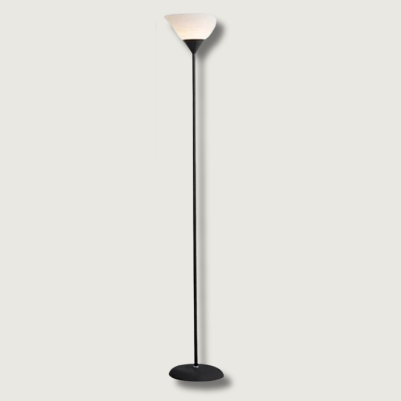Lámpara de pie LED moderna | Diseño minimalista de metal negro