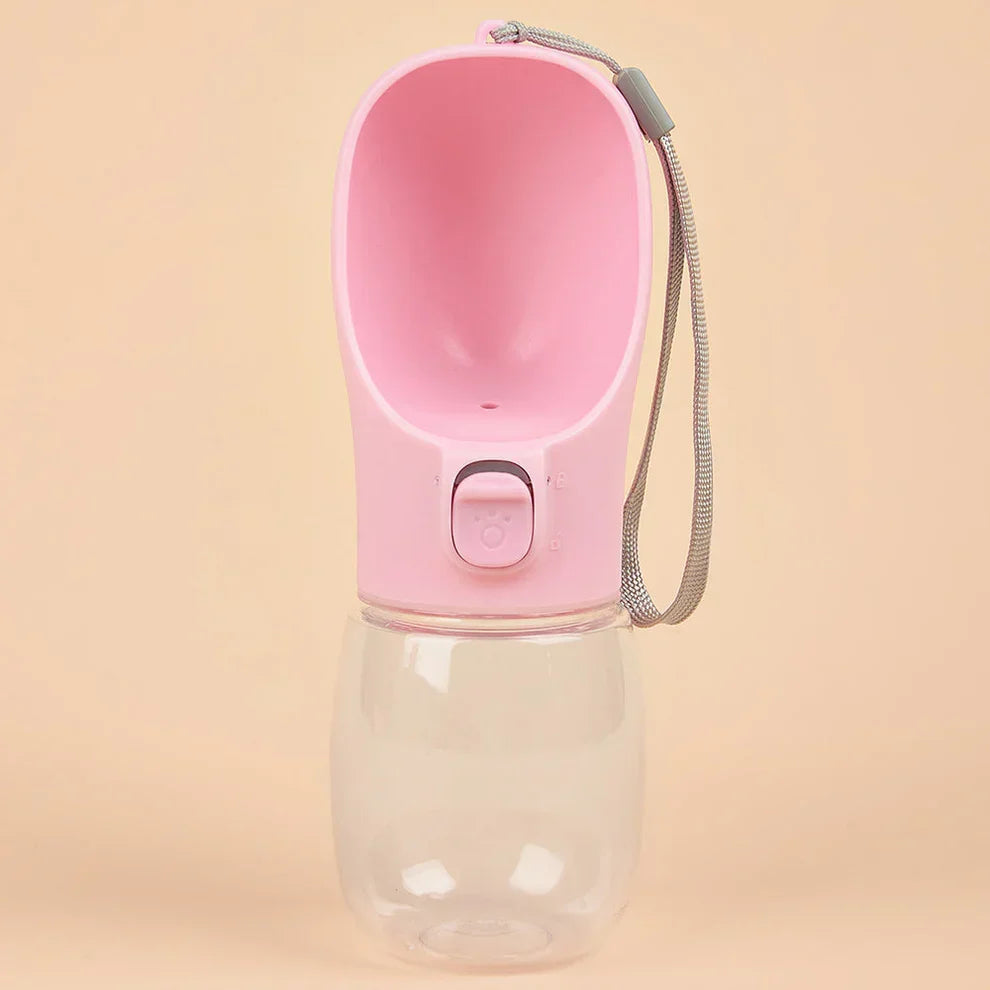 Botella de agua portátil para perros | Hidratación para mascotas a prueba de fugas con manejo con una sola mano