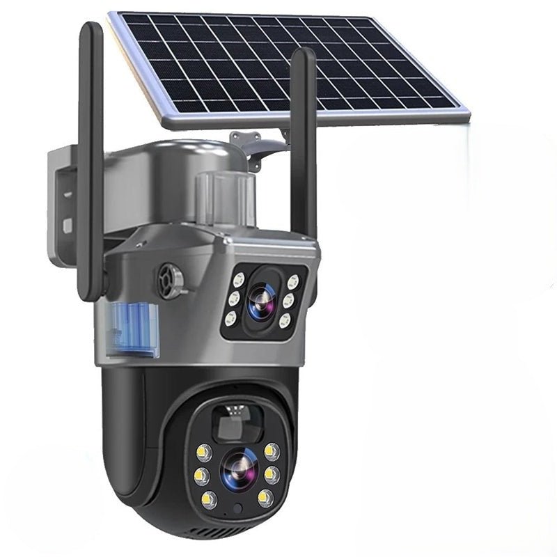 GUARDIAN EYE 4K: cámara de vigilancia inalámbrica para exteriores con panel solar y zoom 10x