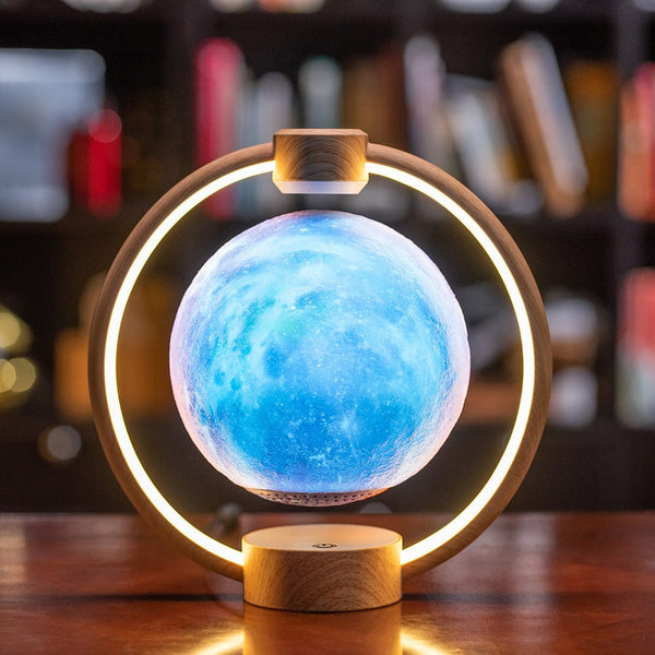 Lunar - Altavoz Bluetooth LED con efecto de luz de luna mágica