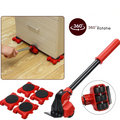 Juego de elevadores de muebles con ruedas para muebles pesados: sofá, armario, cama
