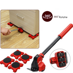 Juego de elevadores de muebles con ruedas para muebles pesados: sofá, armario, cama
