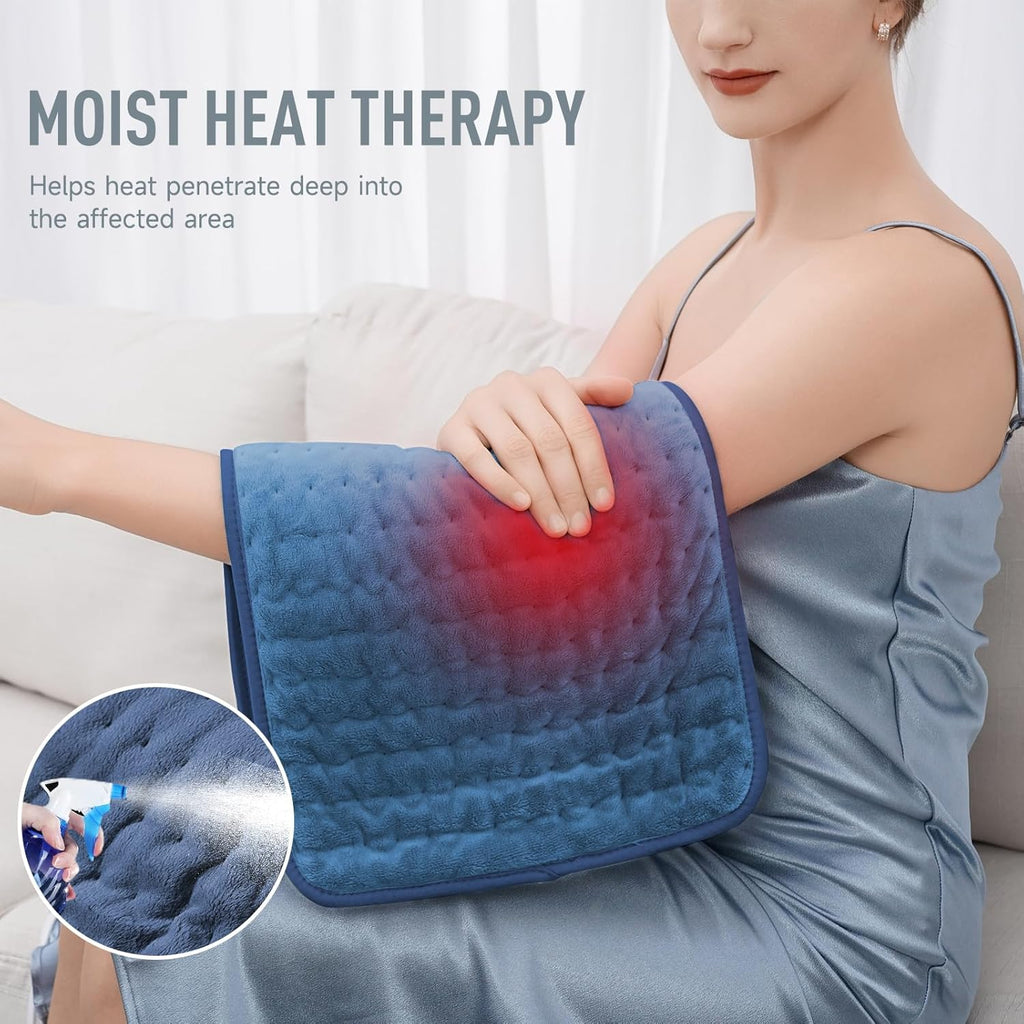 Almohadilla térmica eléctrica unisex para alivio localizado del dolor