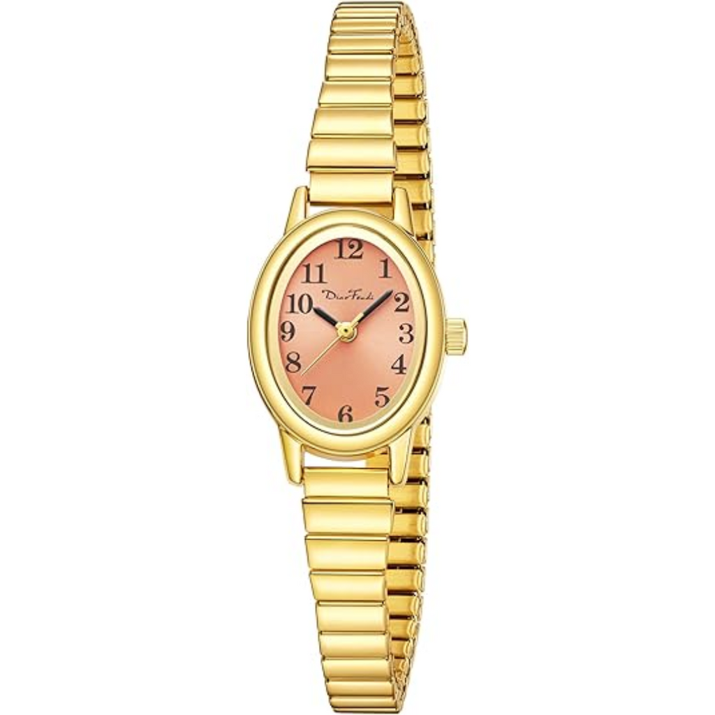 Elegante reloj analógico pequeño para mujer