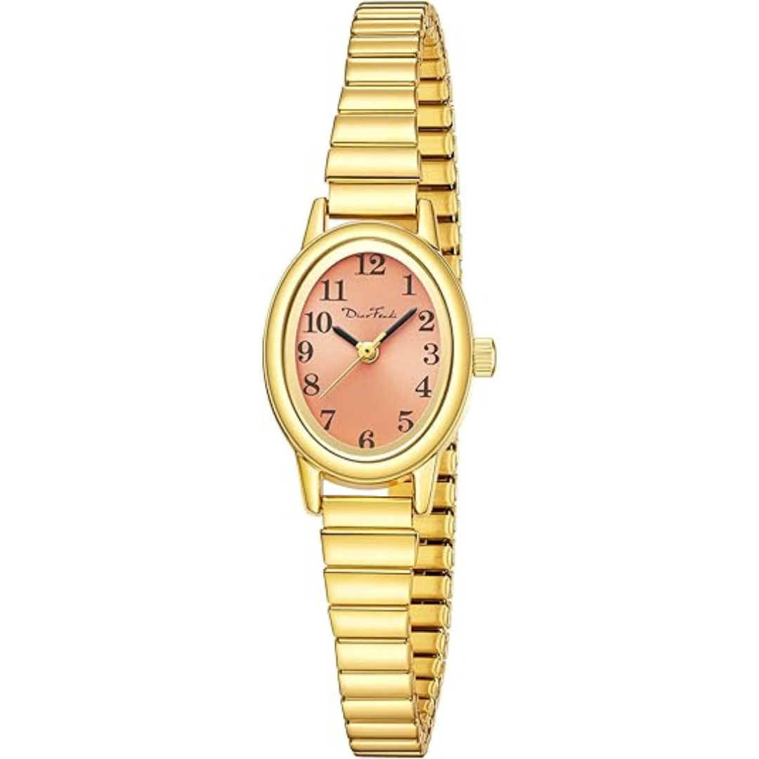 Elegante reloj analógico pequeño para mujer