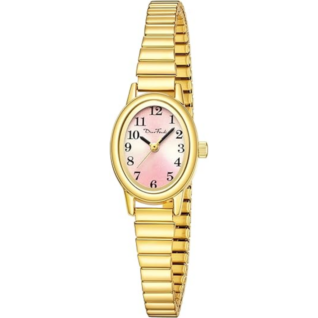 Elegante reloj analógico pequeño para mujer