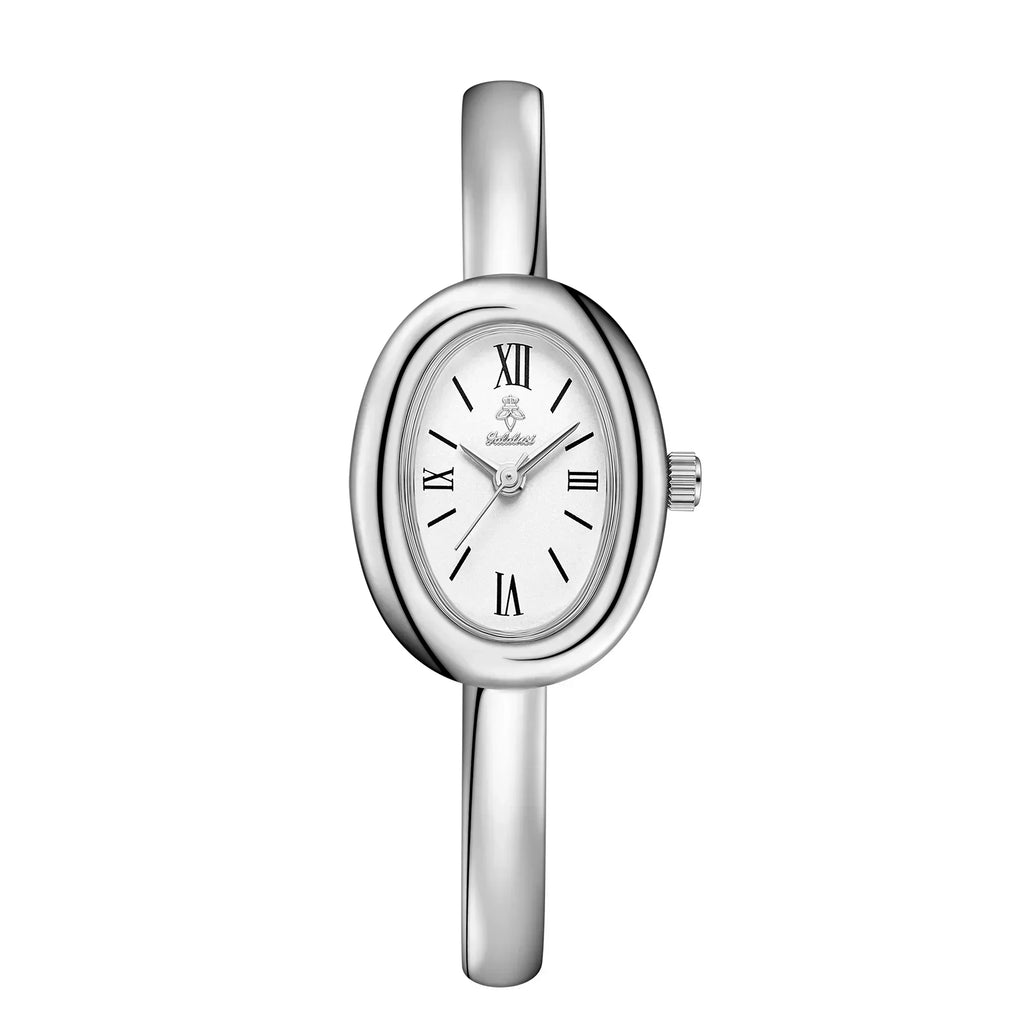 Elegante reloj esclava ovalado: moderno y clásico