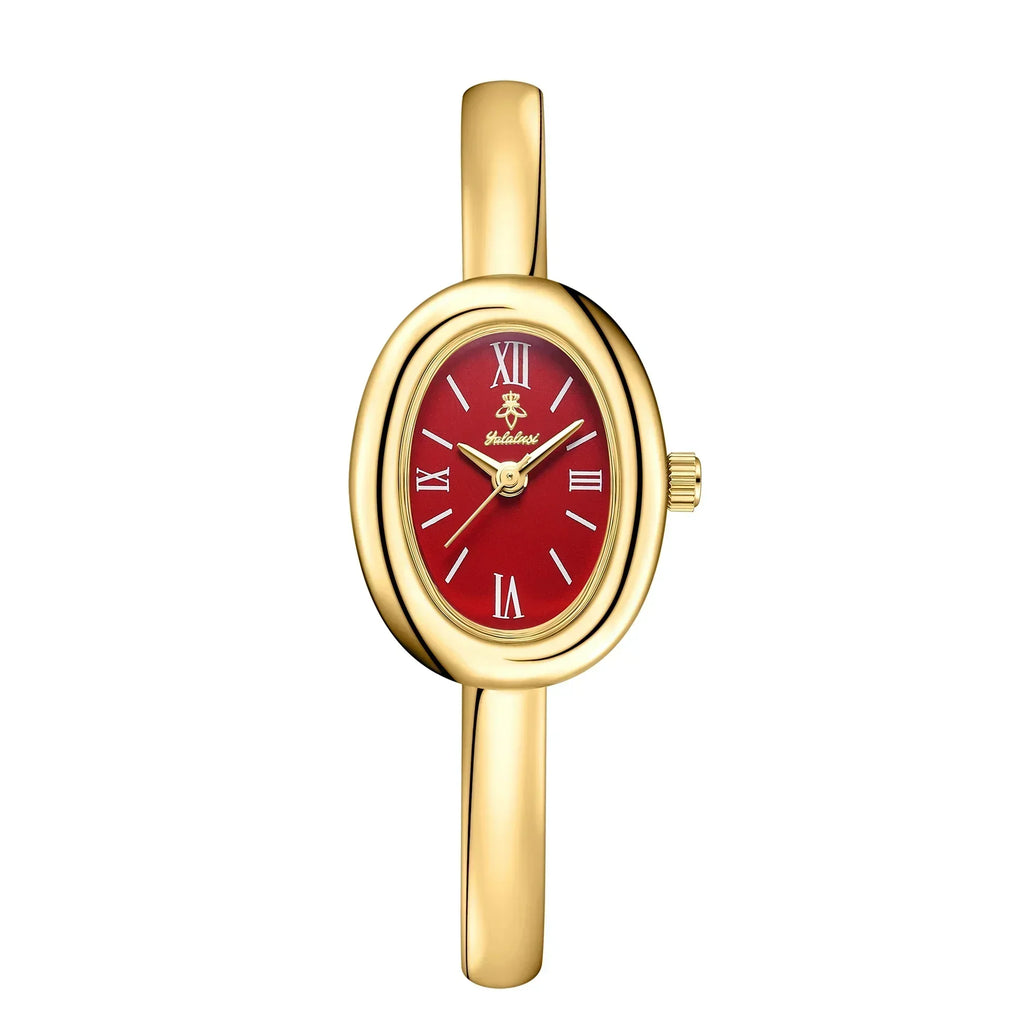 Elegante reloj esclava ovalado: moderno y clásico