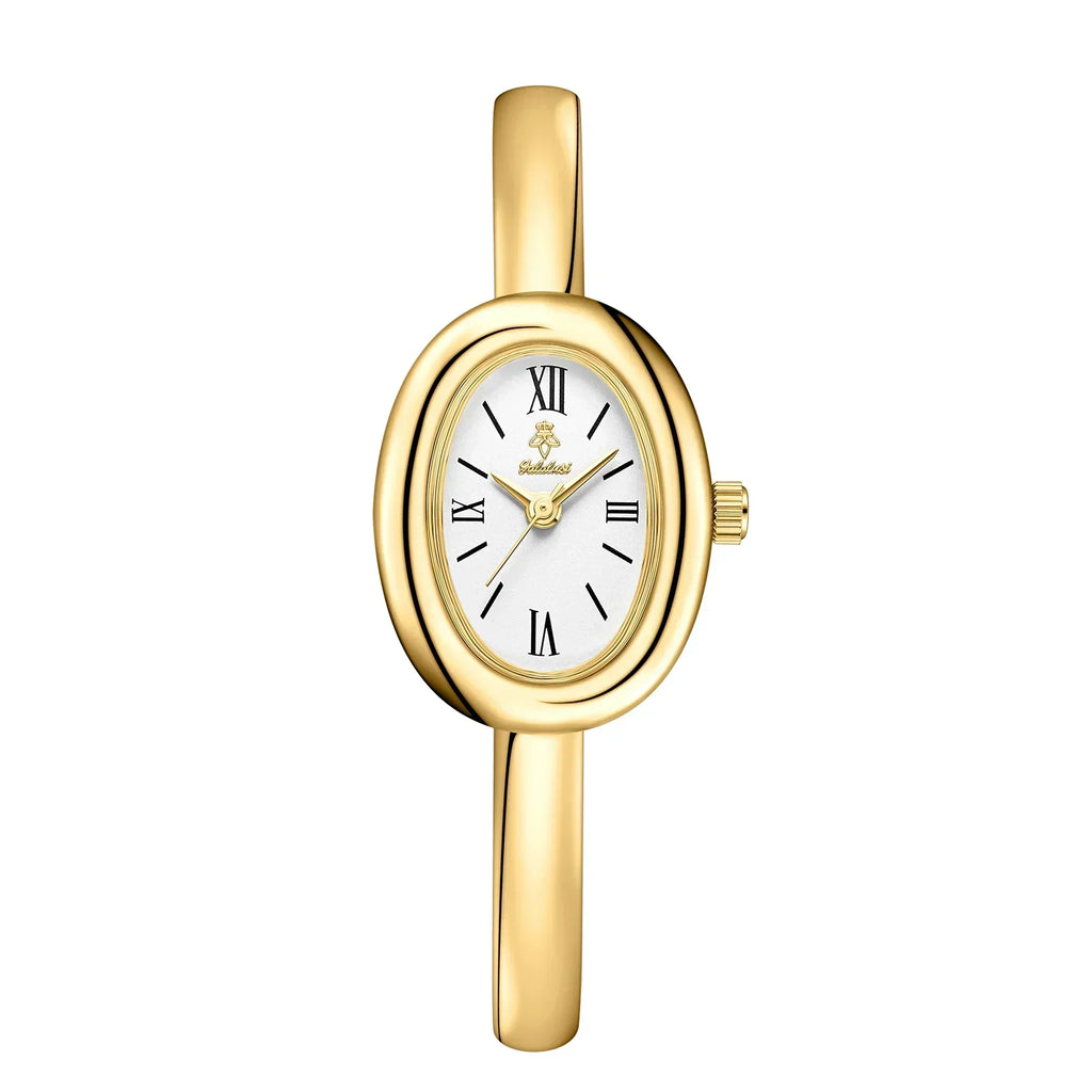 Elegante reloj esclava ovalado: moderno y clásico