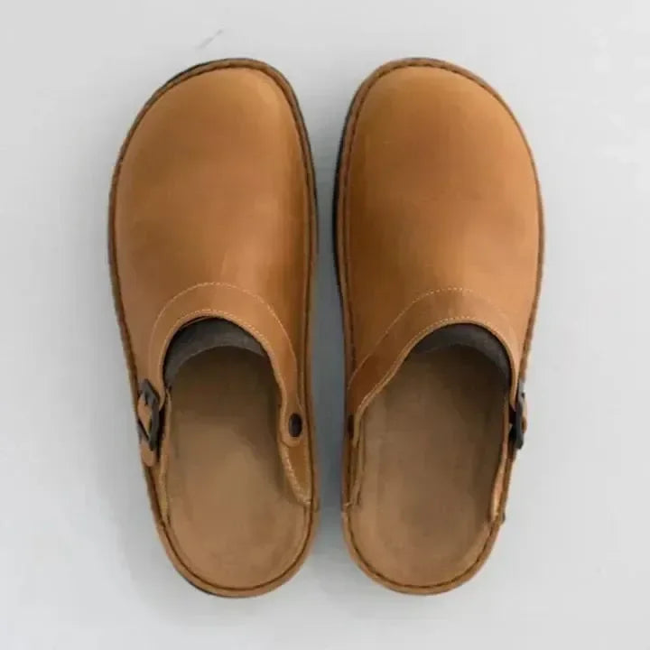 Zuecos cómodos sin cordones para mujer, elegantes y resistentes
