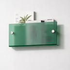 Estante de pared acrílico flotante para exposición y almacenaje de revistas