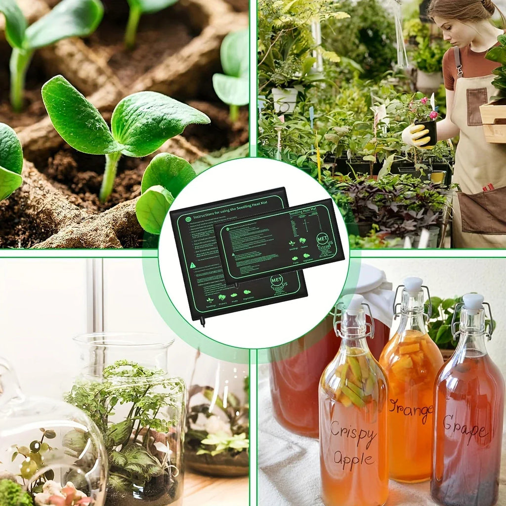 Manta térmica para plántulas: control de temperatura para una germinación y crecimiento más rápidos.