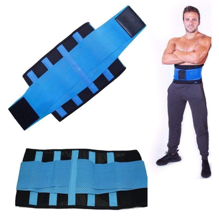 Faja reductora para hombre - Cinturón para sudar y quemar grasa abdominal