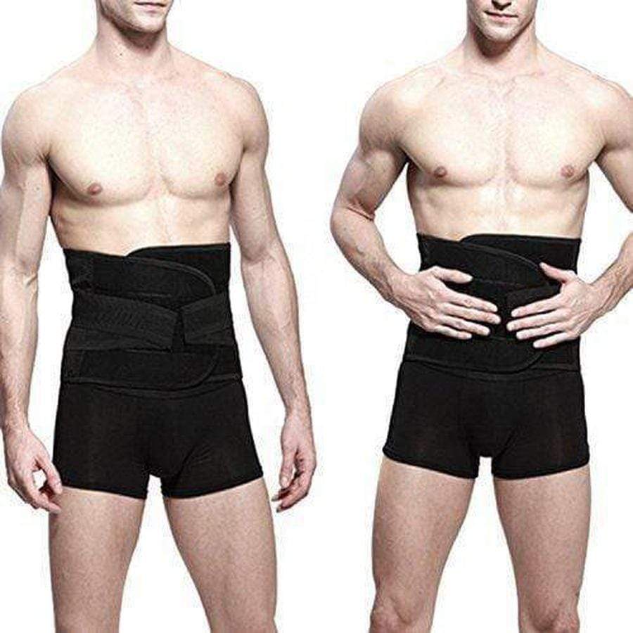 Faja reductora para hombre - Cinturón para sudar y quemar grasa abdominal