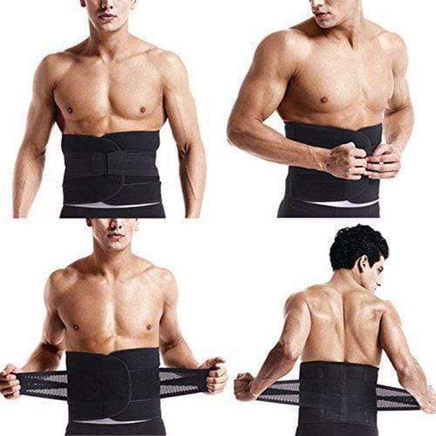 Faja reductora para hombre - Cinturón para sudar y quemar grasa abdominal