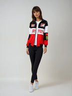 Chaqueta Ferrari vintage unisex – estilo retro racing