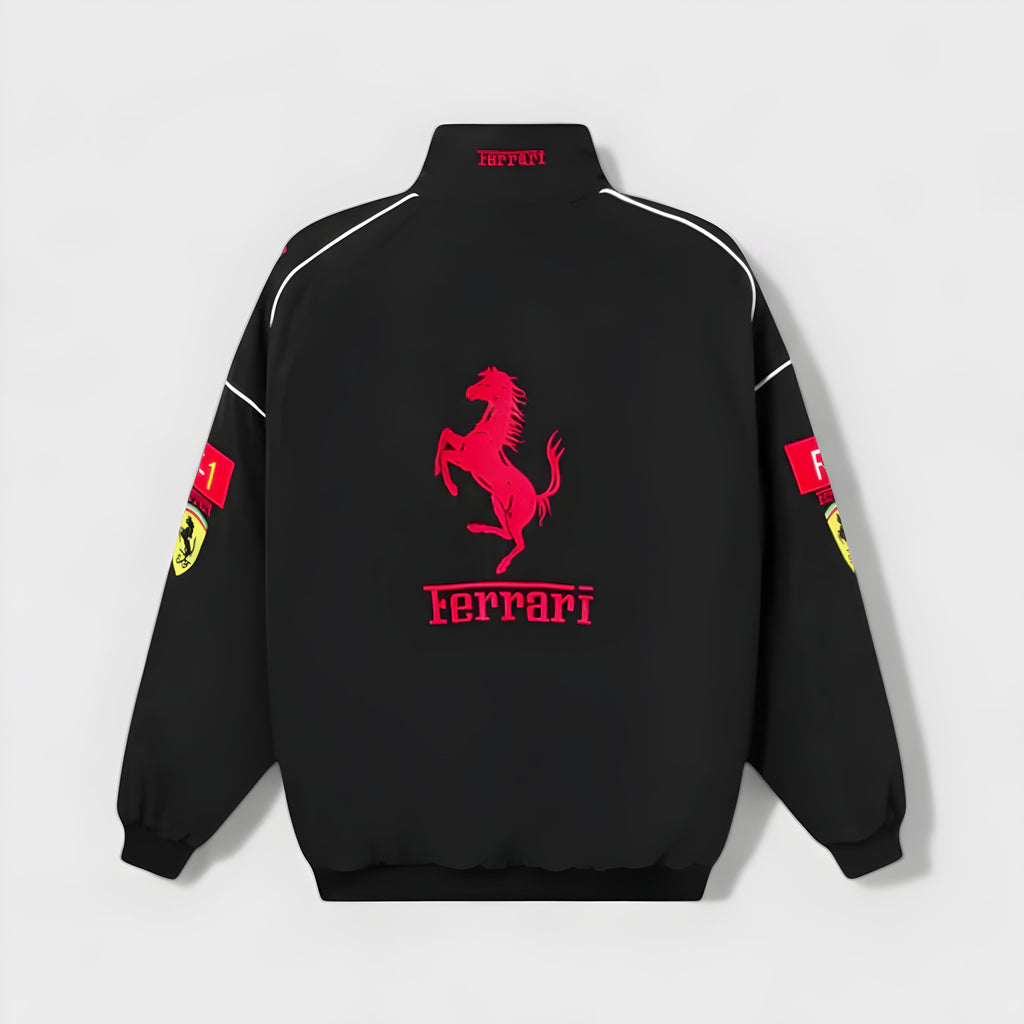 Chaqueta Ferrari vintage unisex – estilo retro racing