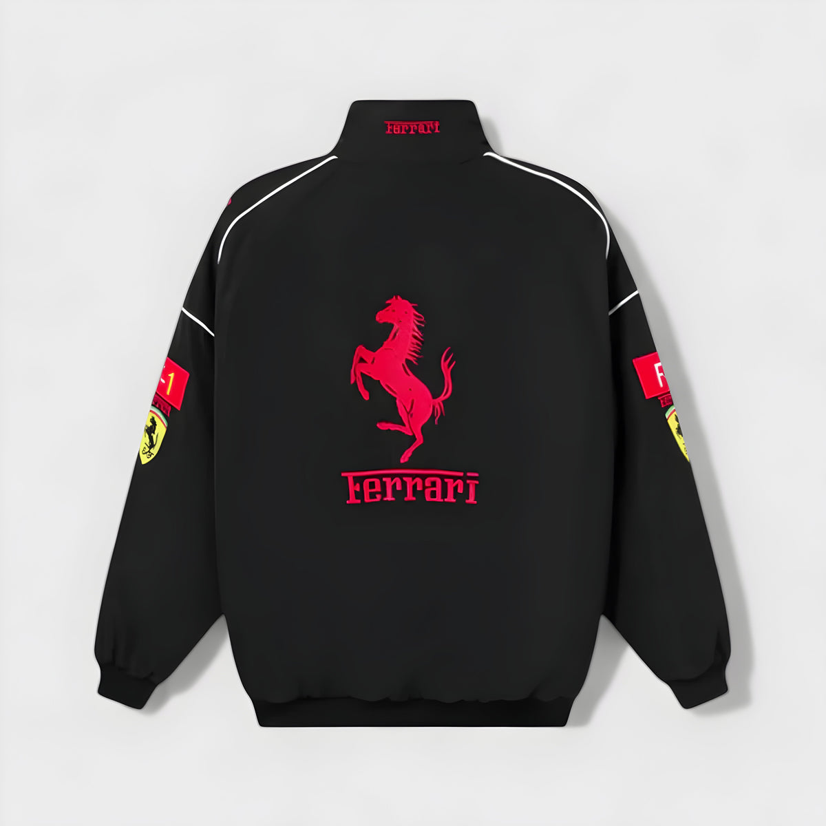 Chaqueta Ferrari vintage unisex – estilo retro racing